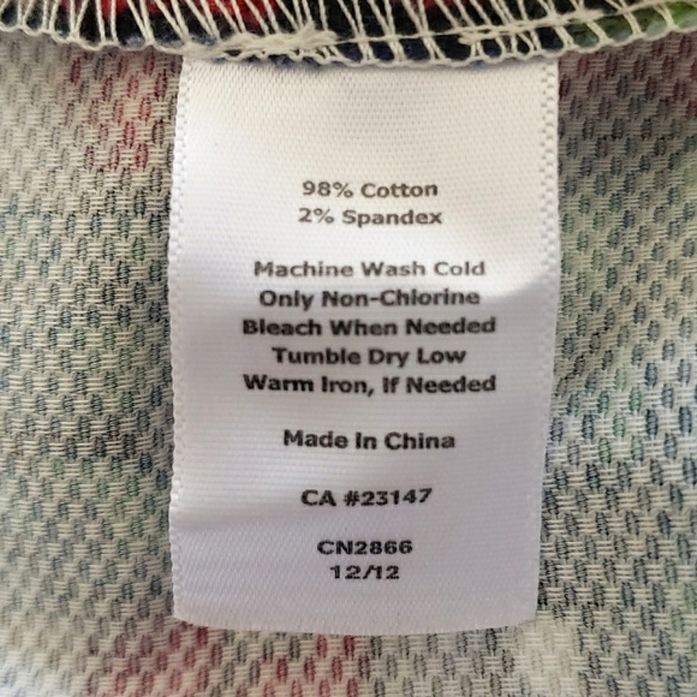 TALBOTS Rope Plaid Pencil Skirt Basketweave Colorful Preppy Office Midi Size 12 - Picture 9 of 9